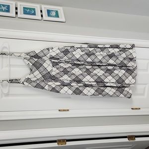 Torrie plaid midi dress